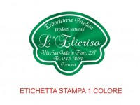 Etichette adesive per erboristerie, cosmetica, cosmesi (mm 35X31)  (cod.42M )